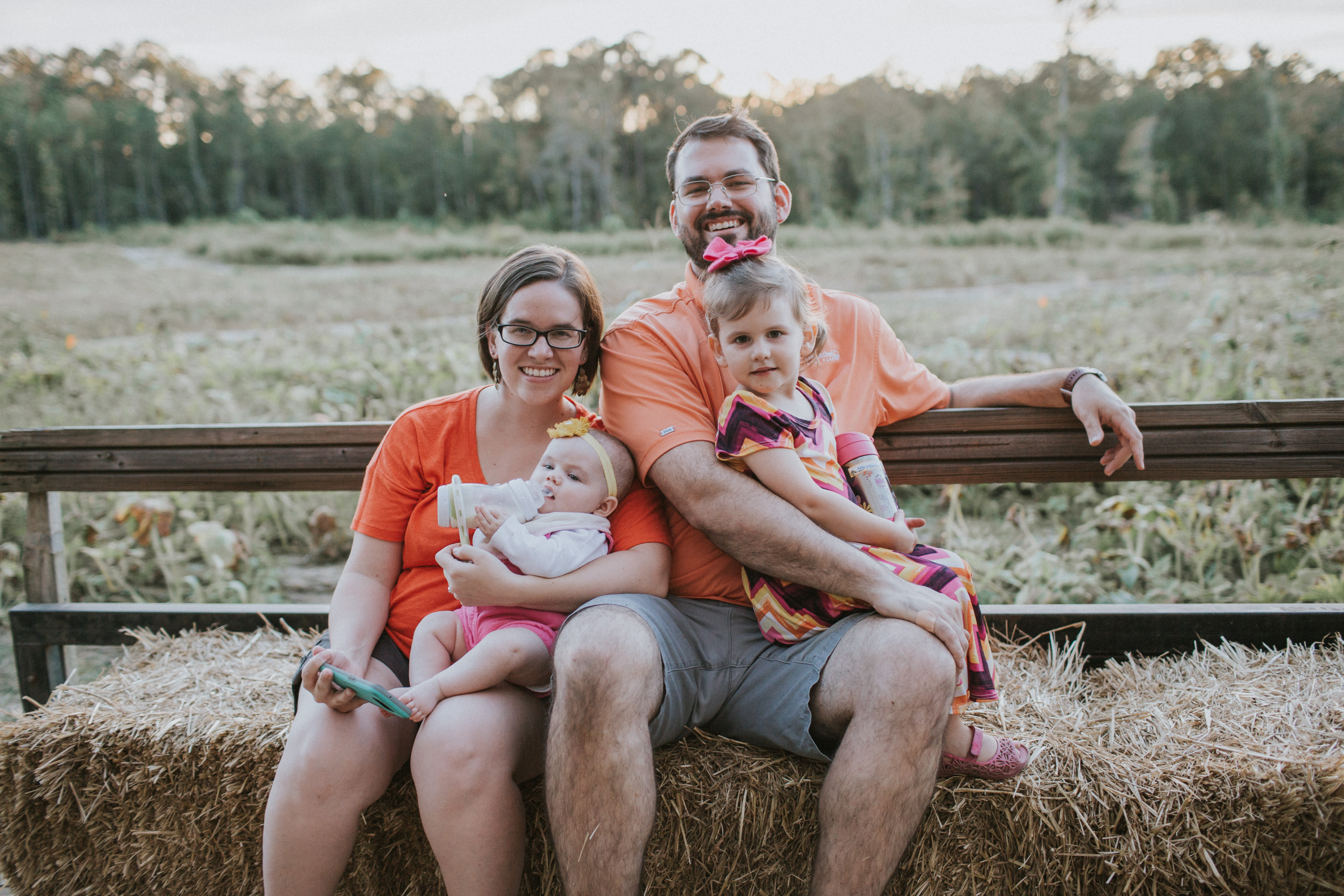 Hay Ride Family by H+M Photography